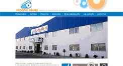 Desktop Screenshot of albanoalvesindustria.pt